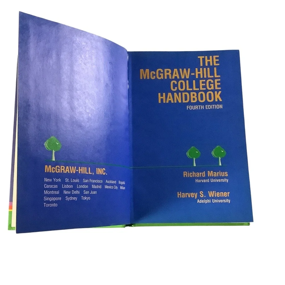 The McGraw Hill College‎ Handbook Fourth Edition Richard Marius Harvey Wiener